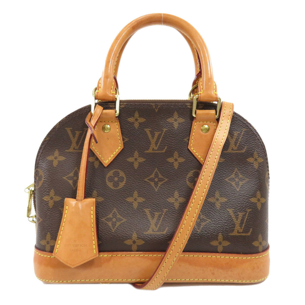 Louis Vuitton Alma BB Monogram 2WAY Handbag Monogram Canvas